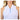 Women's 32 inch Tennis Dress White and Periwinkle-Apparel-Sofibella-2481SPR-WHTU25-3-Tennis Express