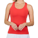 Women's Tennis Tank Hibiscus,Apparel,Sofibella,Hibiscus,XS,Tennis Express,2487-HIB