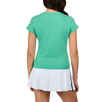 Women's Short Sleeve Tennis Top Alpine,Apparel,Sofibella,,,Tennis Express,2488-ALP-2