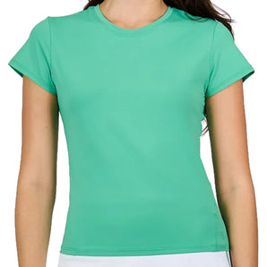Women's Short Sleeve Tennis Top Alpine,Apparel,Sofibella,Alpine,XS,Tennis Express,2488-ALP