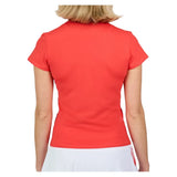 Women's Short Sleeve Tennis Top Hibiscus,Apparel,Sofibella,,,Tennis Express,2488-HIB-2