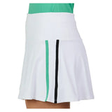 Women's 14 Inch Tennis Skort White and Alpine,Apparel,Sofibella,,,Tennis Express,2494-ALP-6