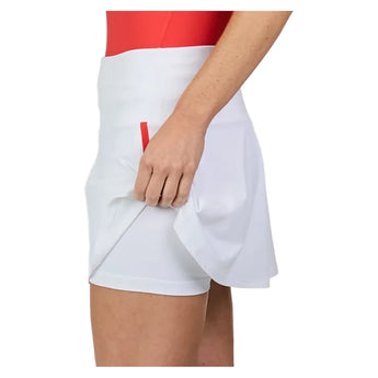 Women's 14 Inch Tennis Skort Hibiscus,Apparel,Sofibella,,,Tennis Express,2494-HIB-3