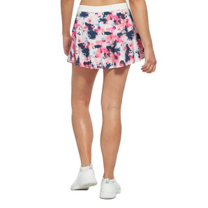 Women's Dash 13 Inch Tennis Skort Spring Splatter and White-Apparel-Lija-24S-4708T2S24-1-Tennis Express