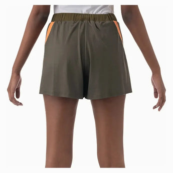 Women's Tournament Tennis Skort-Apparel-Yonex-25097-F25-BROWN1-Tennis Express