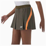 Women's Tournament Tennis Skort-Apparel-Yonex-25097-F25-BROWN2-Tennis Express