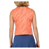 Women's Wild Side Jacquard Sleeveless Tennis Top,Apparel,Sofibella,,,Tennis Express,2510WIC-c-4