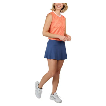 Women's Wild Side Jacquard Sleeveless Tennis Top,Apparel,Sofibella,,,Tennis Express,2510WIC-c-5