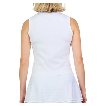 Women's Tennis Tank Luxe Stripe Jacquard,Apparel,Sofibella,,,Tennis Express,2511WST-1