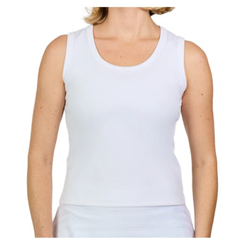 Women's Tennis Tank Luxe Stripe Jacquard,Apparel,Sofibella,Luxe Stripe Jacquard,XS,Tennis Express,2511WST