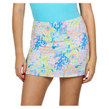 Women's UV Colors 14 Inch Tennis Skort Festive Floral,Apparel,Sofibella,Festive Floral,XS,Tennis Express,2566-FES-3