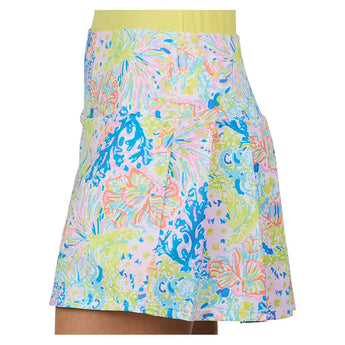 Women's UV Colors 14 Inch Tennis Skort Festive Floral,Apparel,Sofibella,,,Tennis Express,2566-FES-7