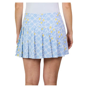 Women's UV Colors 14 Inch Tennis Skort Limoncello,Apparel,Sofibella,,,Tennis Express,2566-LIM-4
