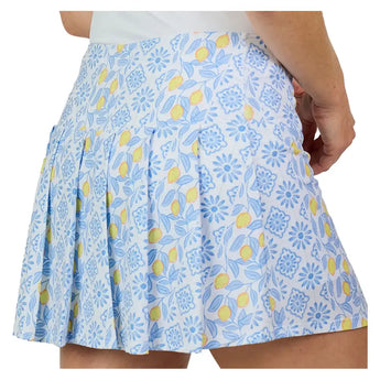 Women's UV Colors 14 Inch Tennis Skort Limoncello,Apparel,Sofibella,,,Tennis Express,2566-LIM-7