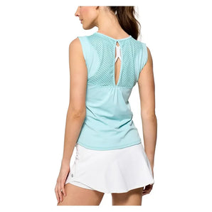 Women's Power Tennis Tank Pastel Blue-Apparel-Lija-25A-1597T4F25-2-Tennis Express
