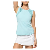Women's Power Tennis Tank Pastel Blue-Apparel-Lija-25A-1597T4F25-Tennis Express