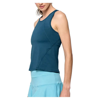 Women's Daily Tennis Tank Peacock-Apparel-Lija-25A-1892T4F25-3-Tennis Express