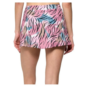 Women's Vixen Printed 13 Inch Tennis Skort Patchwork-Apparel-Lija-25A-4741T3F25-2-Tennis Express