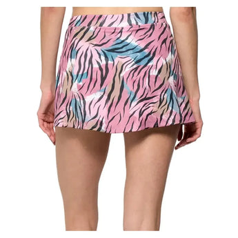 Women's Vixen Printed 13 Inch Tennis Skort Patchwork-Apparel-Lija-25A-4741T3F25-2-Tennis Express