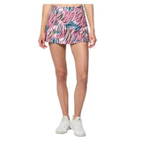 Women's Vixen Printed 13 Inch Tennis Skort Patchwork-Apparel-Lija-25A-4741T3F25-Tennis Express
