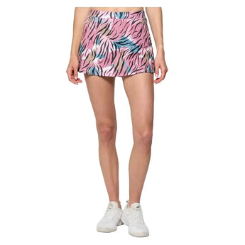 Women's Vixen Printed 13 Inch Tennis Skort Patchwork-Apparel-Lija-25A-4741T3F25-Tennis Express