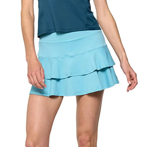 Women's Match 13 Inch Tennis Skort Tiffany Blue-Apparel-Lija-25A-4743T4F25-2_57687a36-4e2d-4e88-9f0c-5c326ab3b1a3-Tennis Express