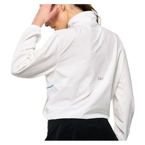 Women's Edge Tennis Jacket White and Tiffany Blue-Apparel-Lija-25A-6570T4F25-1-2-[Sku]-Tennis Express