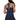 Women's Elite Laser Cut Star Tennis Tank Jet Blue and Lagoon-Apparel-Lija-25S-1955T5U25-3-Tennis Express