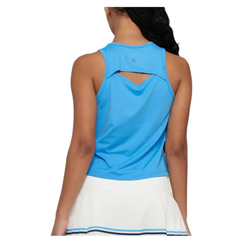 Women's Drift Twist Tennis Tank Lagoon-Apparel-Lija-25S-1956T5U25-1-Tennis Express