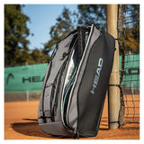 Pro X Tennis Duffle Bag L Black and Dark Grey-Bags-Head-260115BKDG-4-Tennis Express