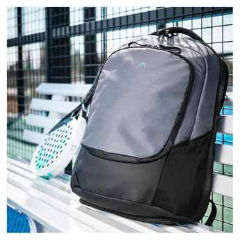 Pro X Tennis Backpack (30L) Black and Dark Grey-Bags-Head-260125BKDG-5-Tennis Express