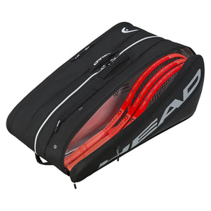 Tour Racquet Bag XL 12 Pack Black and White,Bags,Head,,,Tennis Express,260206_1