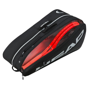 Tour Racquet Bag L 9 Pack Black and White,Bags,Head,,,Tennis Express,260216-2