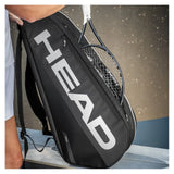 Tour Racquet Bag M 6 Pack Black and White,Bags,Head,,,Tennis Express,260226-3