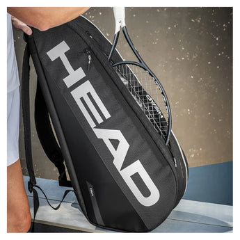 Tour Racquet Bag M 6 Pack Black and White,Bags,Head,,,Tennis Express,260226-3