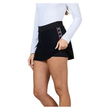Women's Pinkology 14 Inch Tennis Skort Black-Apparel-Sofibella-2604PIN-BLK-2-Tennis Express