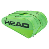 Extreme Tour Tennis Racquet Bag XL 12 Pack,Bags,Head,Bright Luminous,One Size,Tennis Express,260607SG-1