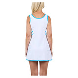 Women's Electric Tennis Dress-Apparel-Sofibella-2607ELB-White1-Tennis Express