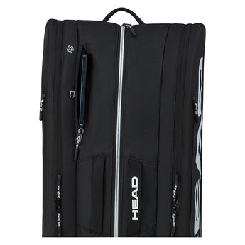 Tour Padel Bag L Black and White,Bags,Head,,,Tennis Express,261306BKWH-1