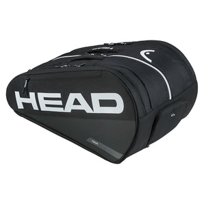Tour Padel Bag L Black and White,Bags,Head,Black/White,One Size,Tennis Express,261306BKWH-X