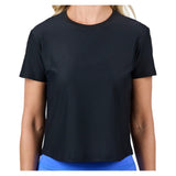 Women's Short Sleeve Tennis Top,Apparel,Sofibella,Black,XS,Tennis Express,2613STP_6e6ab49c-1bd3-4c5d-b7a7-e90947c4b422