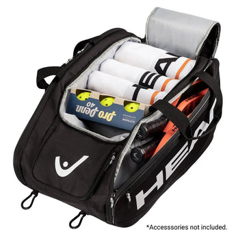 Pro Pickleball Bag M Black and White-Bags-Head-261504-3-Tennis Express