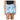 Women's Electric Blue 14 Inch Tennis Skort Crystal Glow-Apparel-Sofibella-2621ELB-CRG-1-Tennis Express