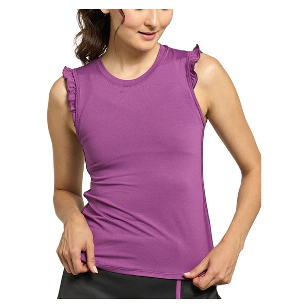 Women's Flight Tennis Tank Violet, Lija, Violet, Tennis Express, 26A-1006H26-VIOLET-1