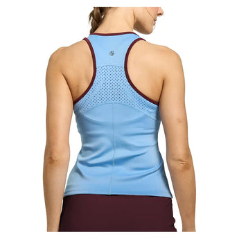 Women's Starter Tennis Tank Bluebell and Cabernet,Apparel,Lija,,,Tennis Express,26A-1984F26-4