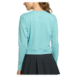 Women's Rally Long Sleeve Tennis Top Moonstone, Lija, Tennis Express, 26A-1985F26-1