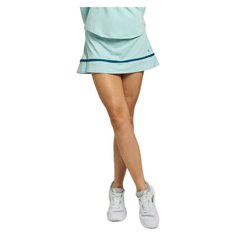 Women's Banded Arena 13 Inch Tennis Skort Smoky Blue and Poseidon, Lija, Tennis Express, 26A-4659F26-2