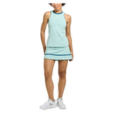 Women's Banded Arena 13 Inch Tennis Skort Smoky Blue and Poseidon, Lija, Tennis Express, 26A-4659F26-3