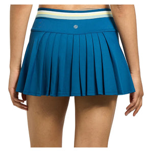 Women's Step 13 Inch Tennis Skort Poseidon and Multi, Lija, Tennis Express, 26A-4722MMF26-1