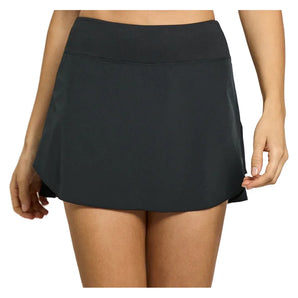 Women's Player 13 Inch Tennis Skort, Lija, Black, Tennis Express, 26A-4748DSF26-BLACK-1